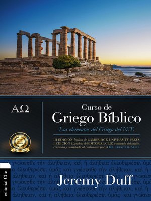 cover image of Curso de griego bíblico